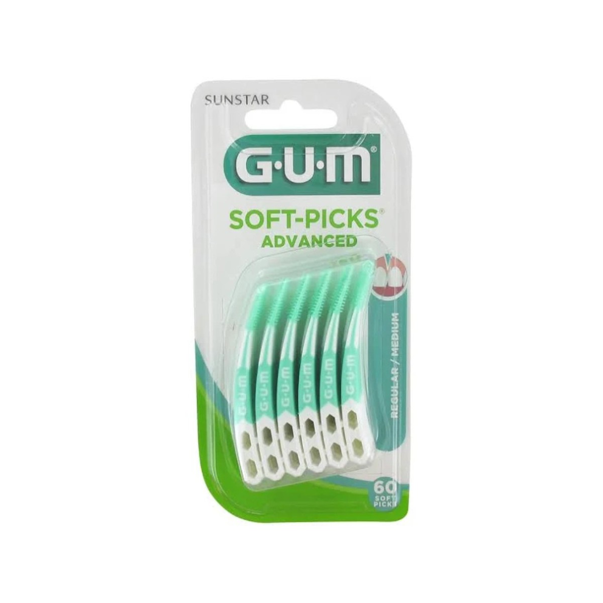 GUM Soft-Picks Advanced Regular 60 Unidades