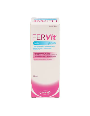 Fervit Liquido En Gotas 30 Ml