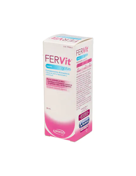 Fervit Liquido En Gotas 30 Ml