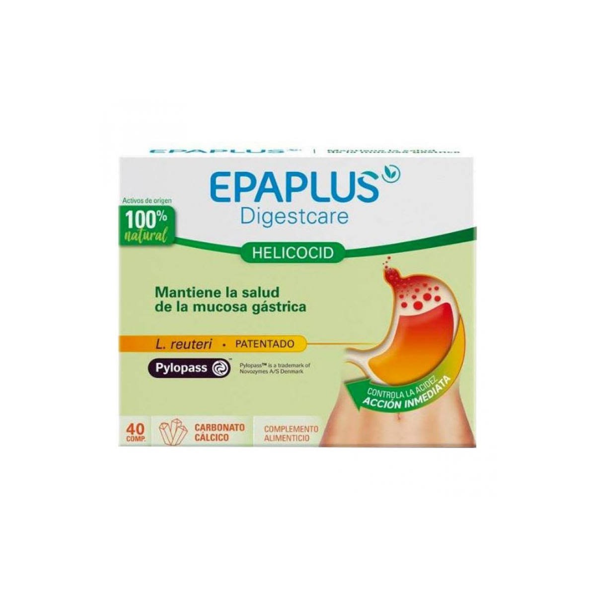 Epaplus DigestCare Helicocid 40 Comprimidos